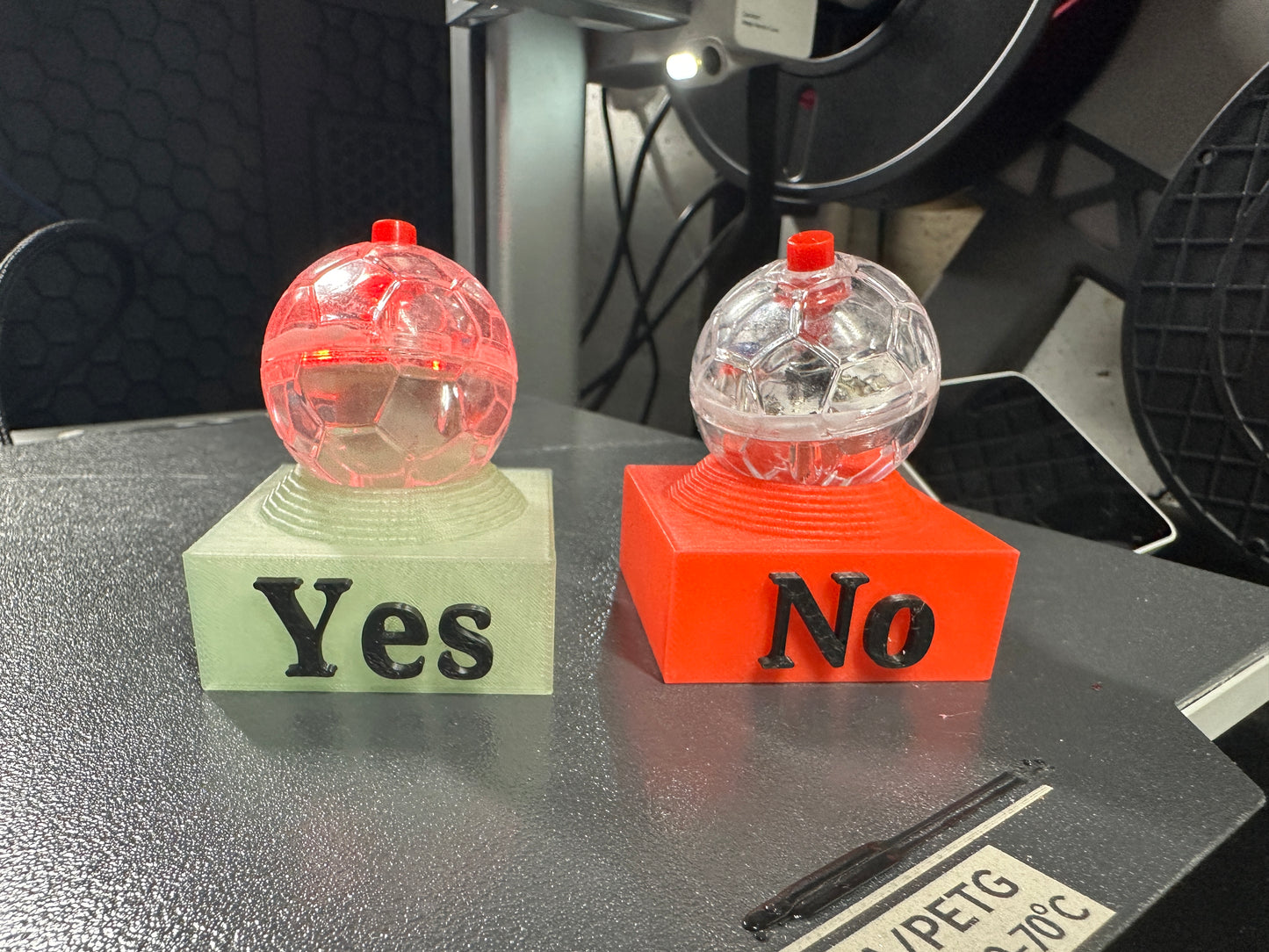 Yes/No Cat Ball Holders